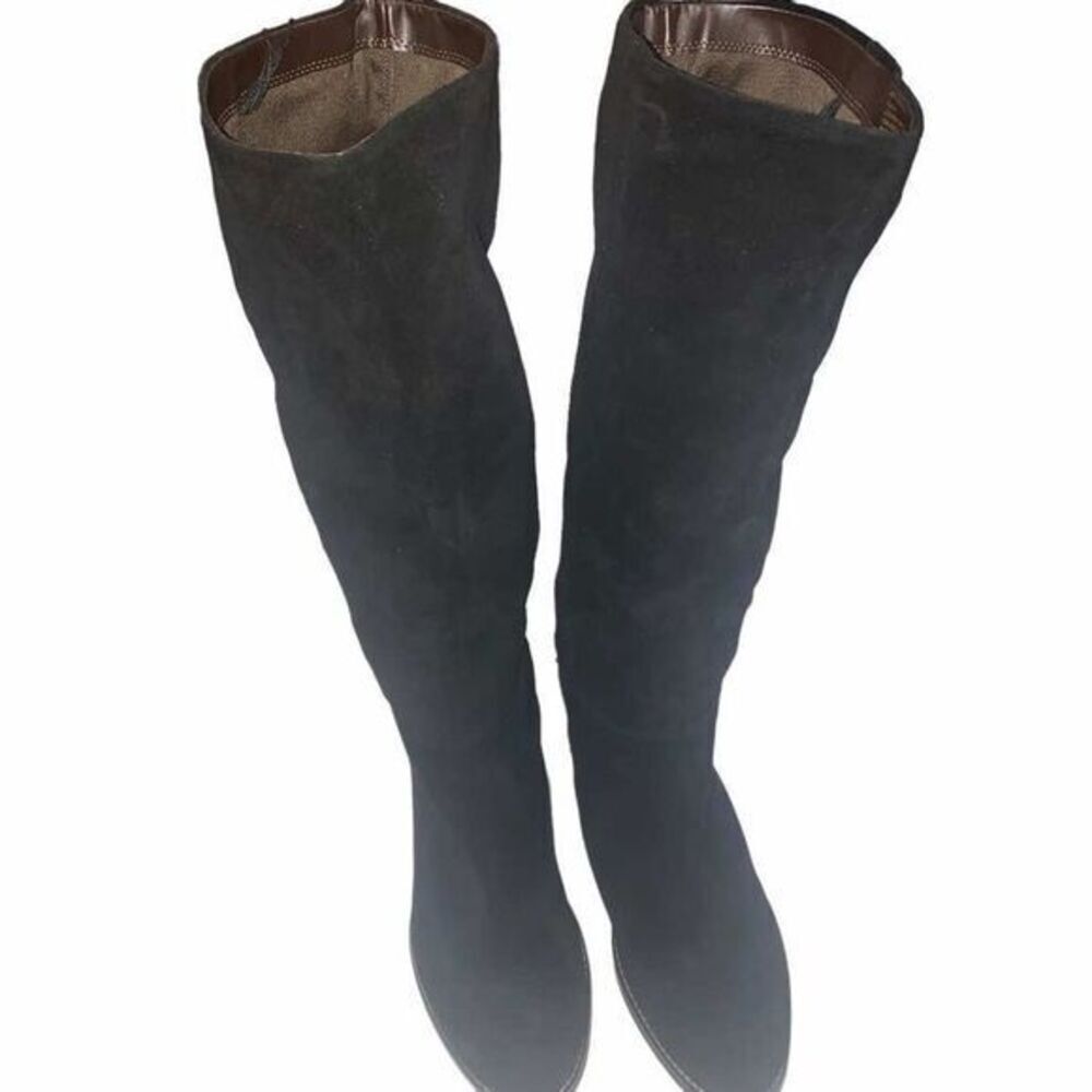 Crevo Suede Knee Length Boots Size 9.5  NWT